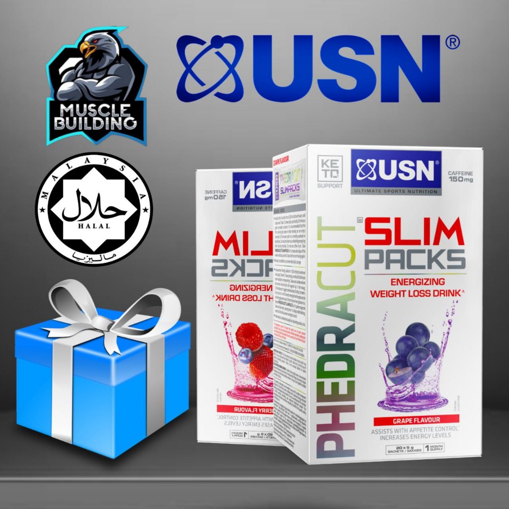 Super Fat Burner Usn Phedra Cut Slimpacks (20 Packs) Shopee Malaysia