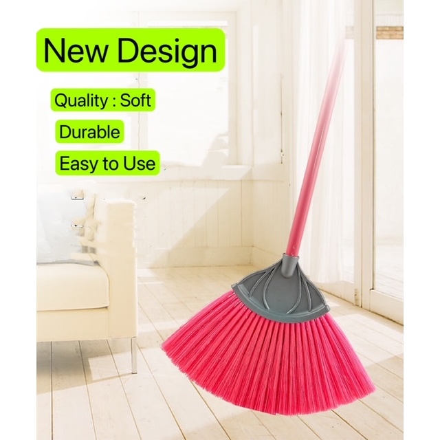 Plastic Broom Head / penyapu lantai lembut / broom sweeper / penyapu ...