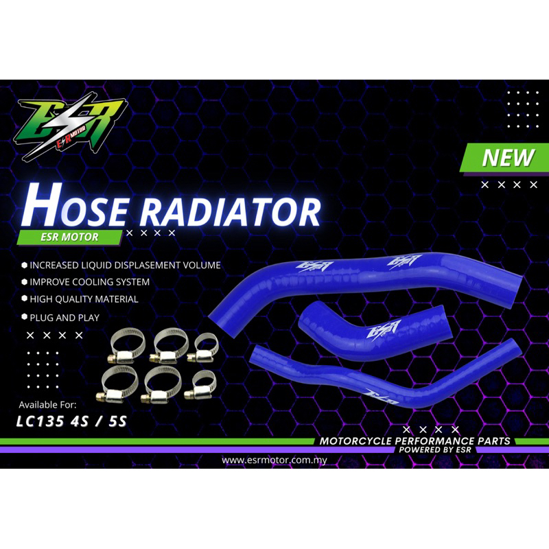 HOSE RADIATOR LC135, Y15zr, NVX155 , RS150 DAN RSX150 Shopee Malaysia