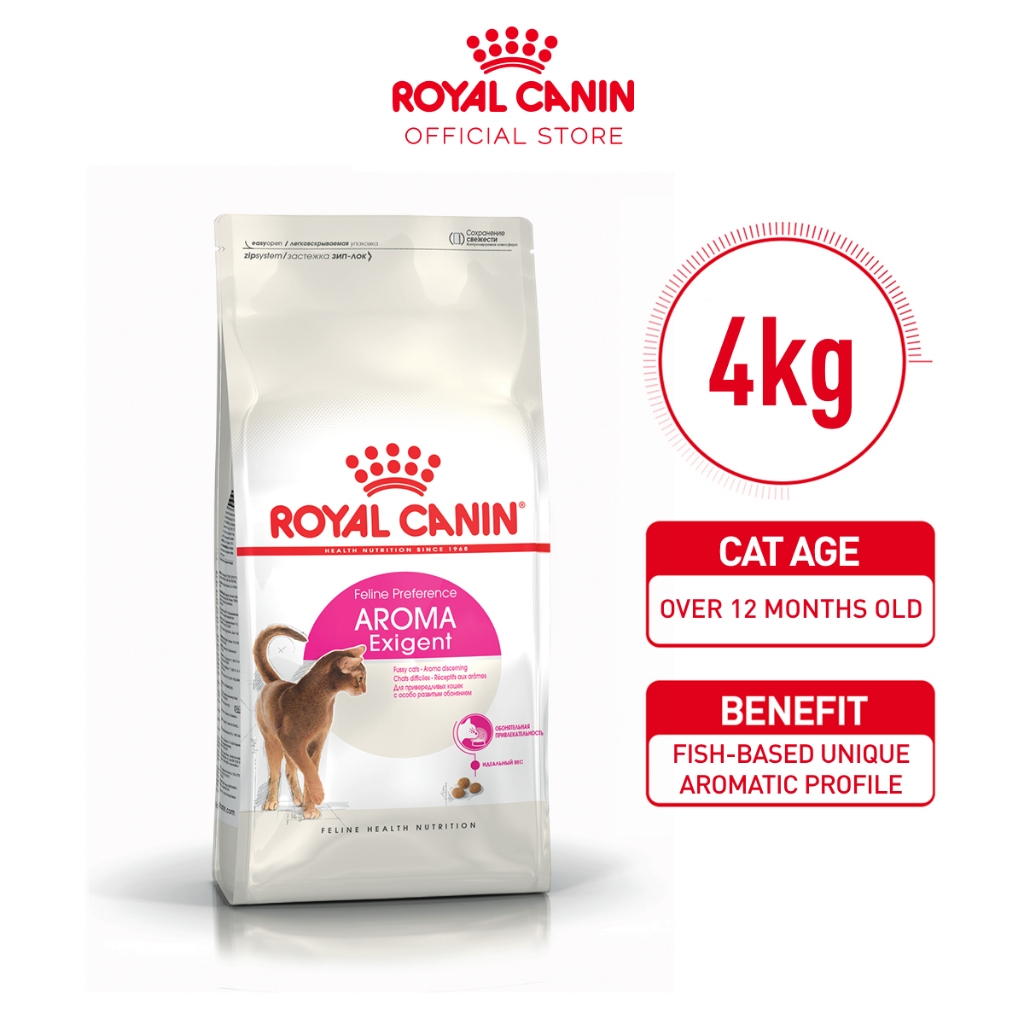 Royal Canin Aroma Exigent Adult (4kg) Dry Cat Food Makanan Kucing ...