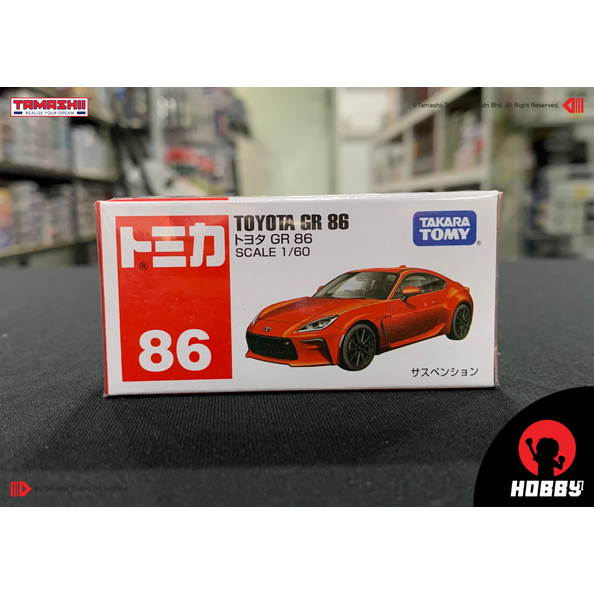 Voiture Miniature Takara Tomy Tomica #86 Toyota GR 86 - 1/60 - Neuf - Japon
