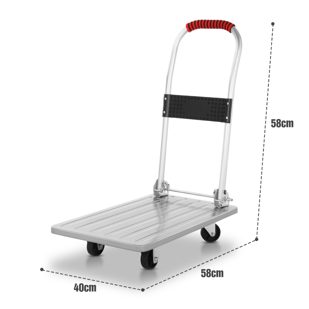 500KG Trolley Portable Hand Truck Trolley Heavy Duty PVC Foldable