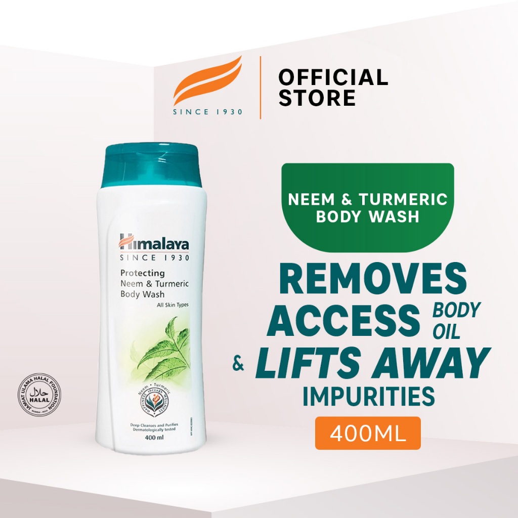 HIMALAYA Protecting Neem & Turmeric Body Wash (400ml) Shopee Malaysia