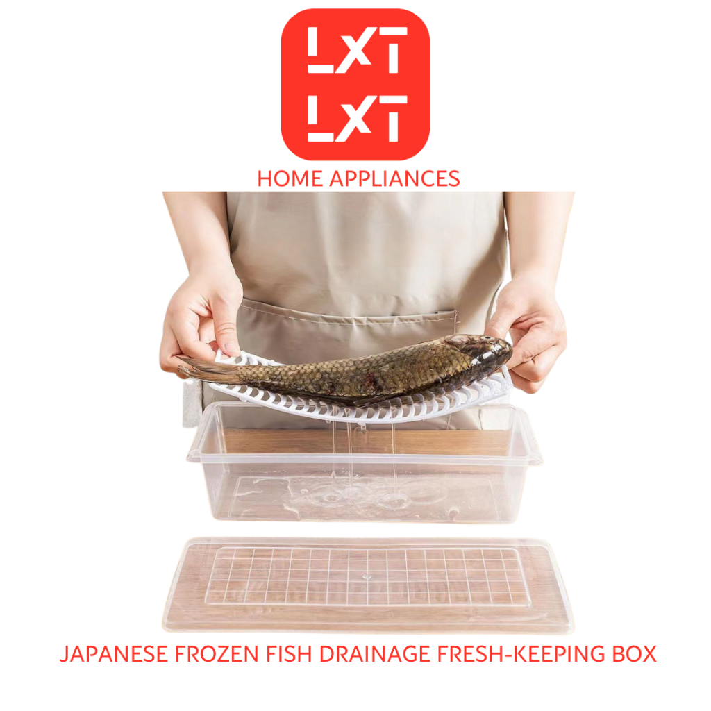 Japanese frozen fish drainage fresh-keeping box sorting storage box ...