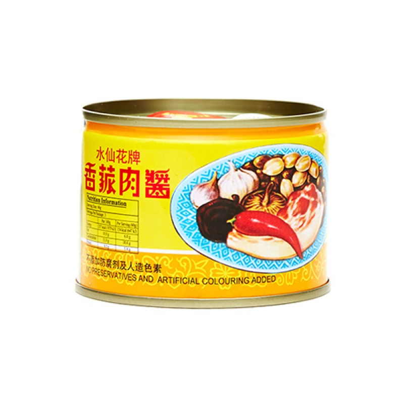 Narcissus Pork Mince with Bean Paste 水仙花牌香菇肉酱罐头 180g | Shopee Malaysia