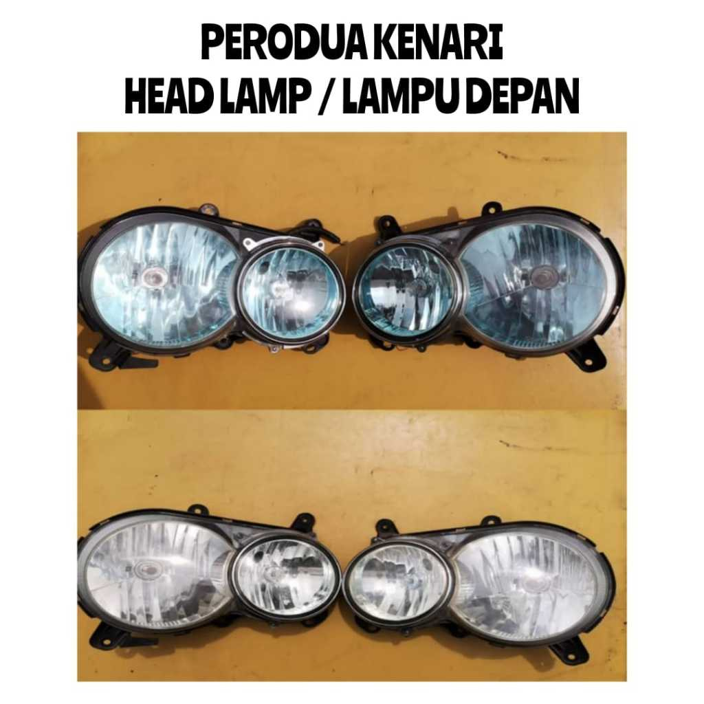 🇯🇵🇯🇵 Head Lamp / Light Perodua Kenari Peanut Head Lamp / Headlight
