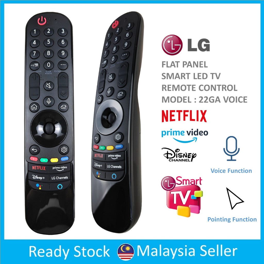 LG Smart Led Tv Remote Control Model MR21GA MR22GA MR23GA Voice and