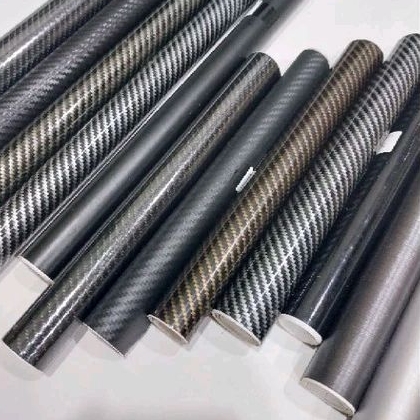 Car Vehicle 6D 3D 2D Carbon Fiber Vinyl Wrap Film Car Sticker ⚡ ...