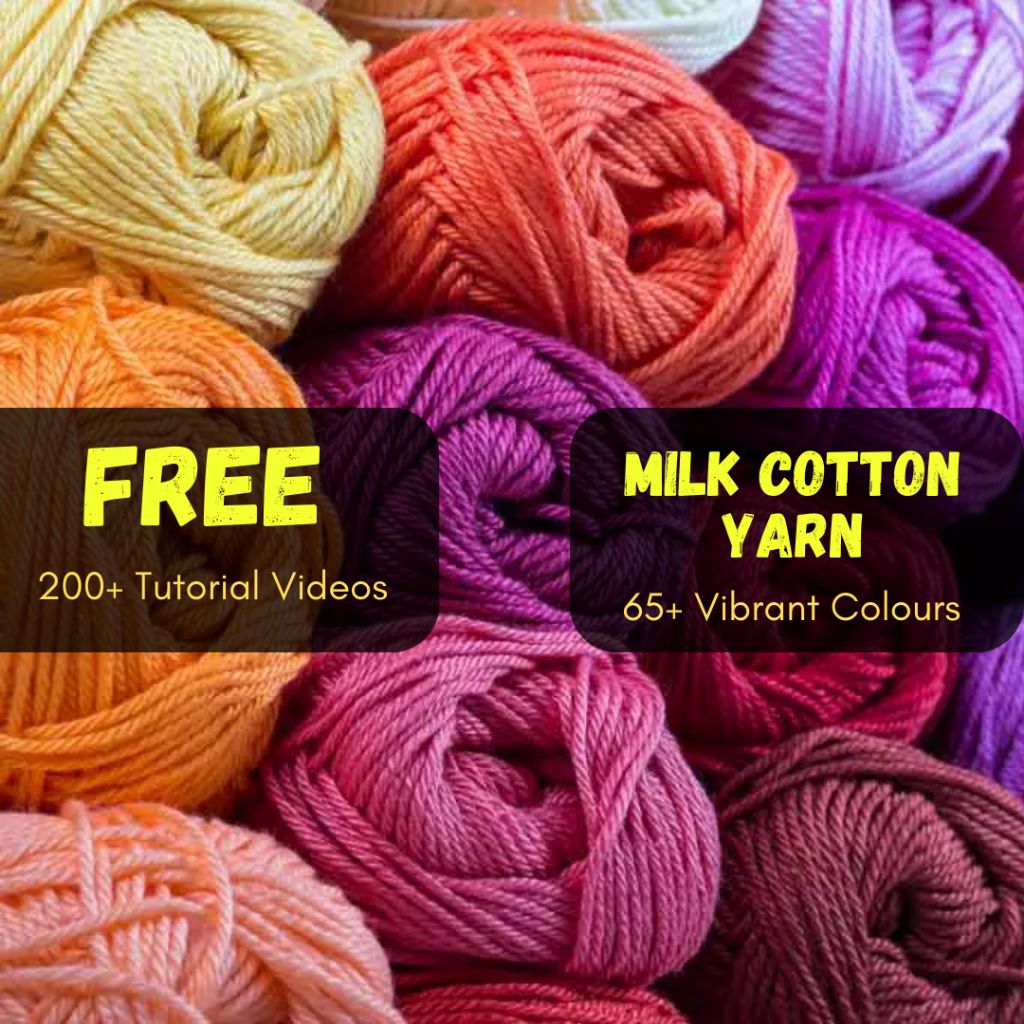 Milk Cotton Yarn Crochet Knitting Wool Yarn Chunky Hand-Woven Soft DIY  Craft Yarn 