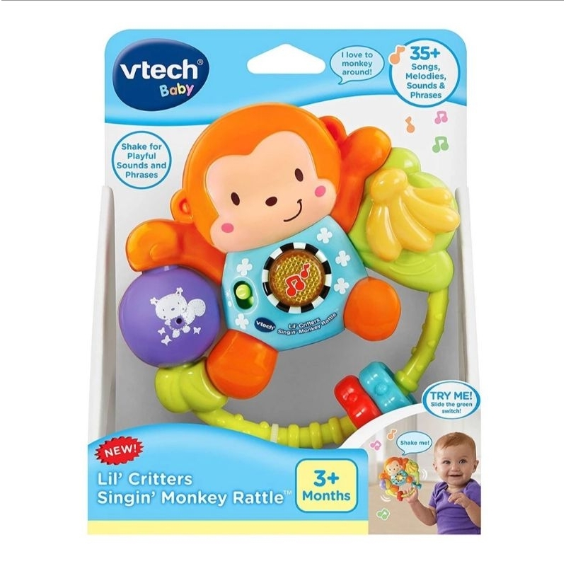 [100% Genuine] Vtech Lil' Critters Singin' Monkey Rattle | Shopee Malaysia
