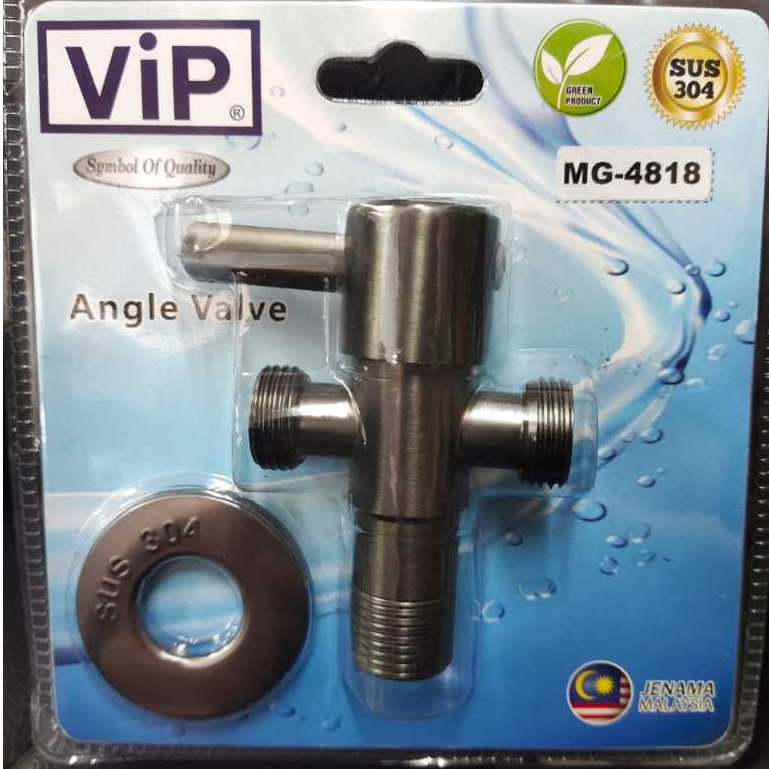 VIP Two-Way Angle Valve Stainless Steel SUS304 (SS-4818) | Shopee Malaysia