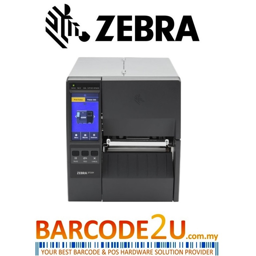 Zebra Zt231 Industrial Barcode Label Printer Shopee Malaysia 7653