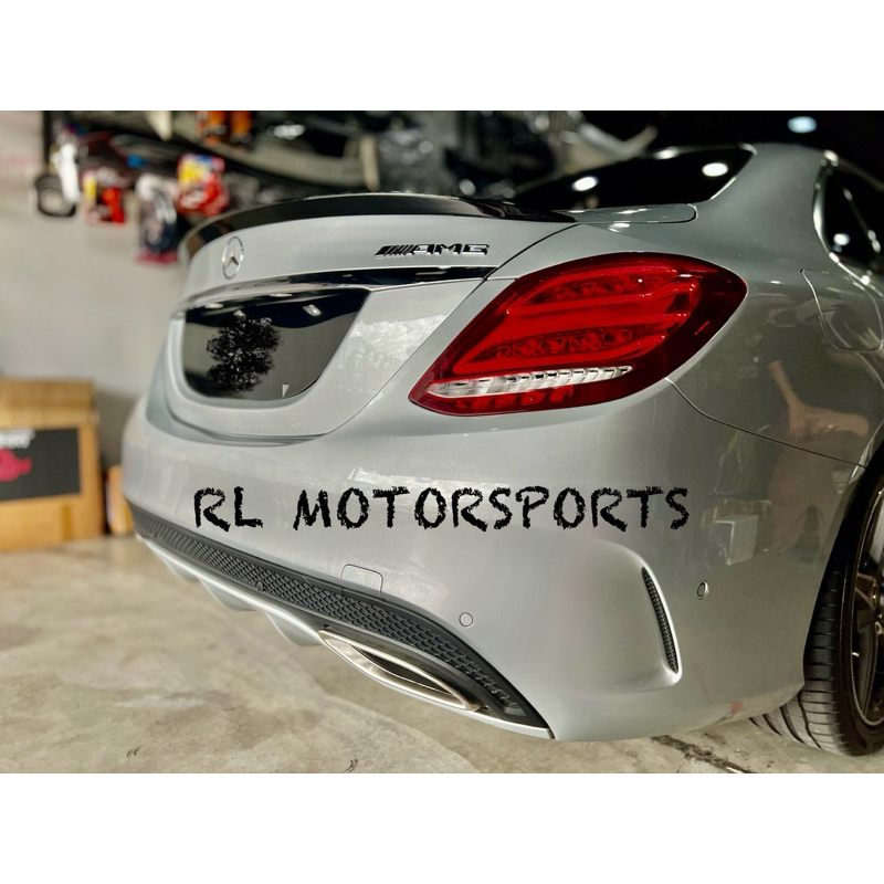 Mercedes Benz W205 C class Sedan AMG C43 C63 Renntech rear trunk boot ...