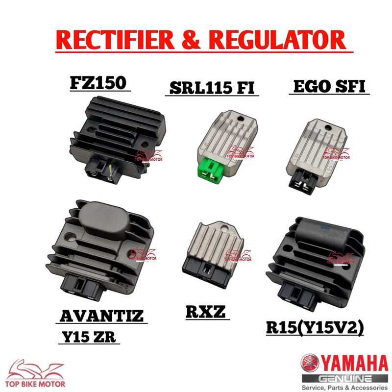 YAMAHA Y15ZR RECTIFIER REGULATOR /SRL115 FI/ EGO SFI/ FZ150 NEW-OLD ...