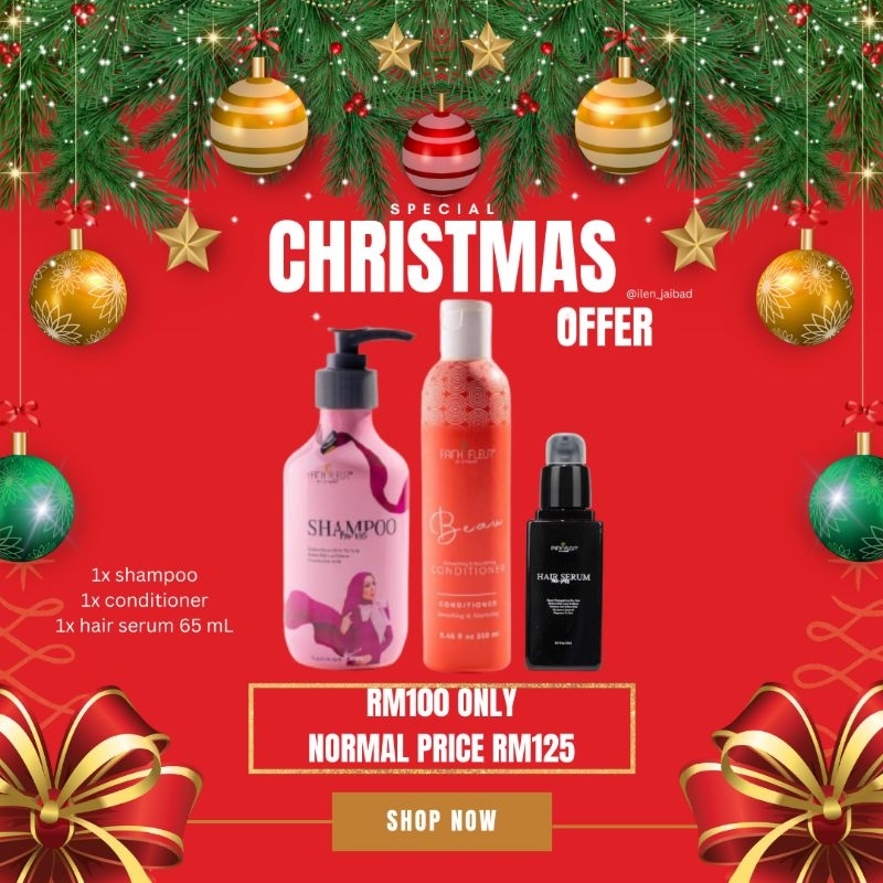 FAITH FLEUR Hairloss Set ORIGINAL HQ (Hair Serum AntiFrizz, Hairfall