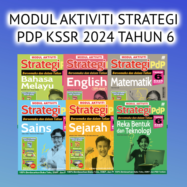 2024 BUKU KERJA MODUL AKTIVITI STRATEGI PDP KSSR TAHUN 6 | Shopee Malaysia