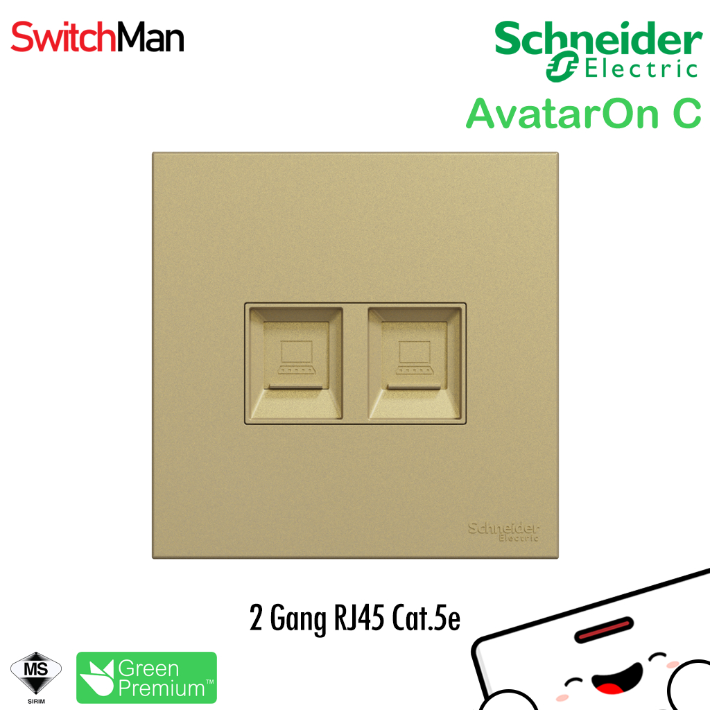 [SIRIIM] Schneider Electric AvatarOn C Switch & Socket Suis Rumah 1/2/3 ...