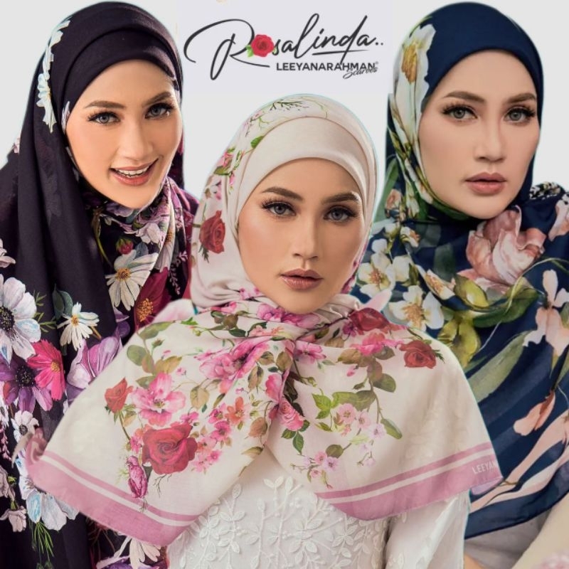 LEEYANARAHMAN SCARVES | ARTESM | ROSALINDA | TUDUNG BAWAL LEEYANARAHMAN ...