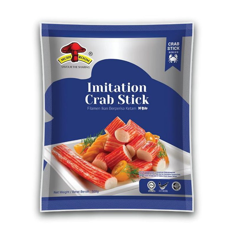 QL Mushroom Brand Hot Pot Steamboat Crab Sticks 火锅蟹柳 500G PKT Shopee Malaysia