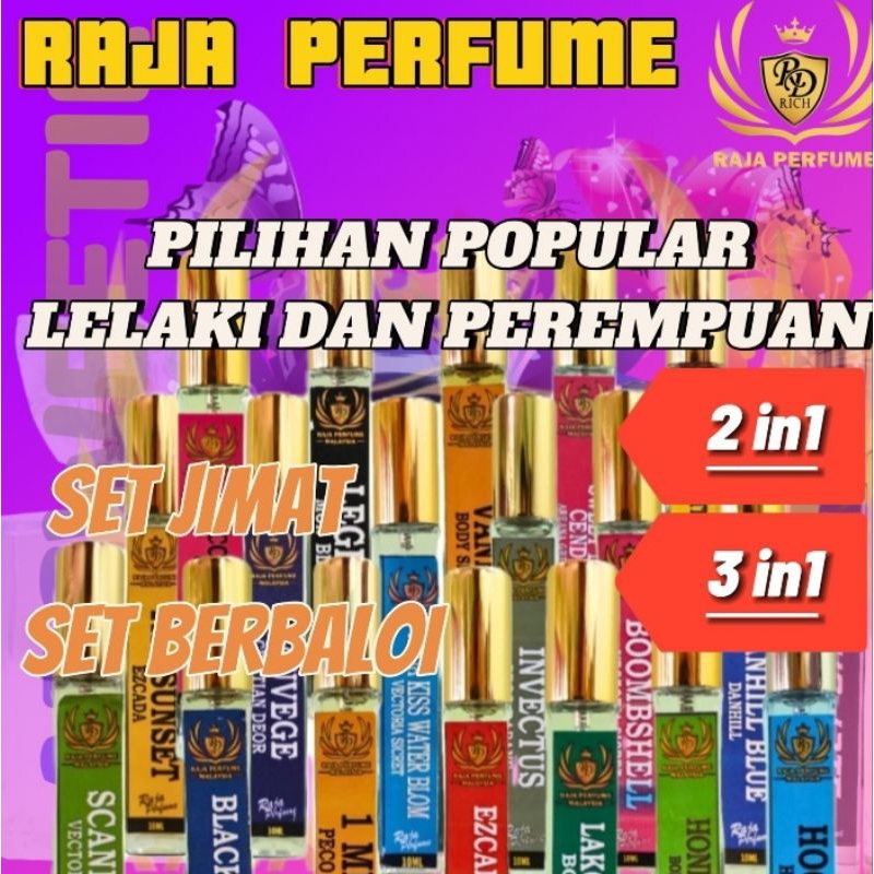 ‼️RAJA PERFUME MALAYSIA ‼️ PILIHAN POPULAR ‼️SET JIMAT‼️SET HOT🔥 ...