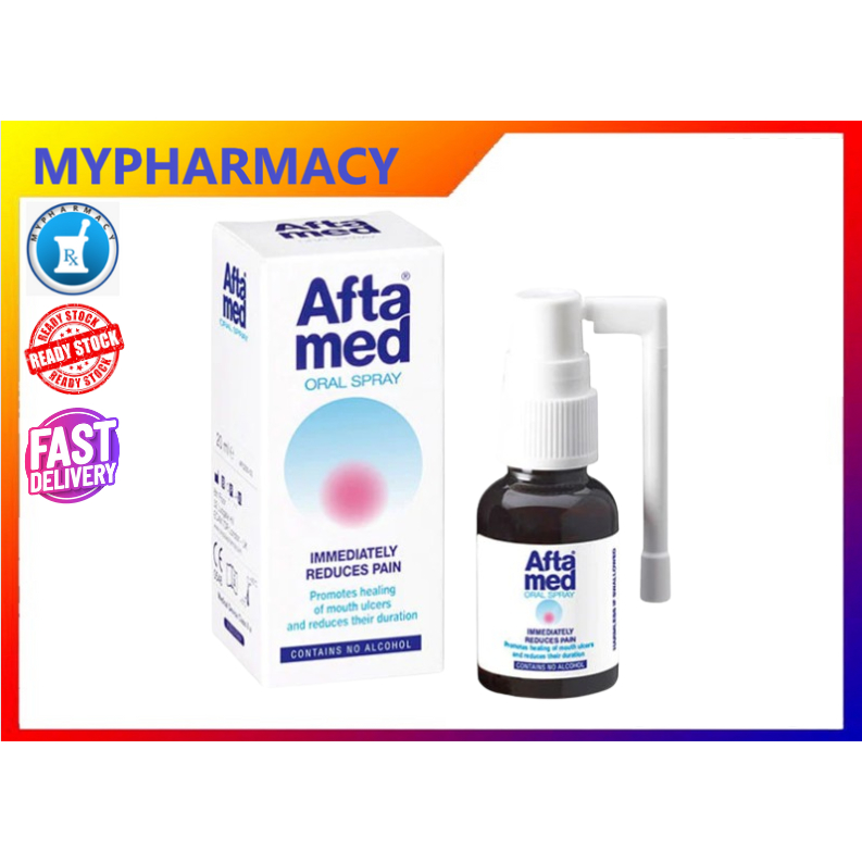 Pharmaniaga Aftamed Hyaluronic Acid Oral Spray 20ml | Shopee Malaysia