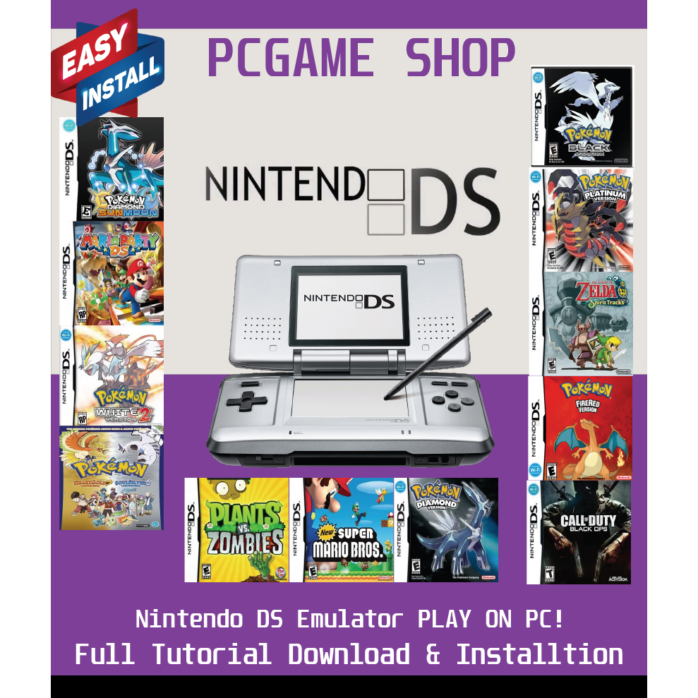 Nintendo DS Play on PC Full Tutorial Download & Installtion 【NDS模拟器教程 ...