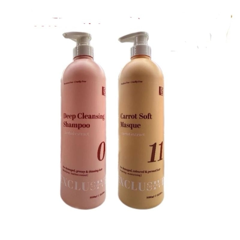 JS Shampoo +JS carrot mask /Masque Shopee Malaysia