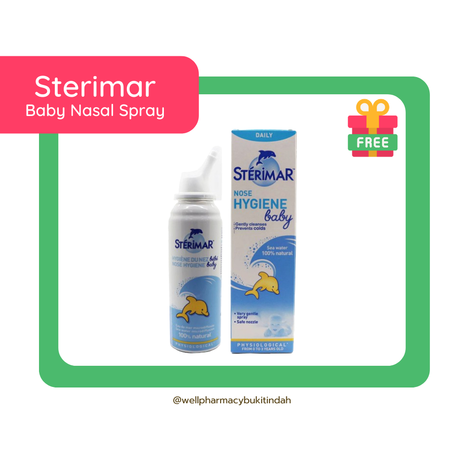 Sterimar Baby Nasal Spray Baby 50ml or 100ml (Nose Hygiene Baby) Baby