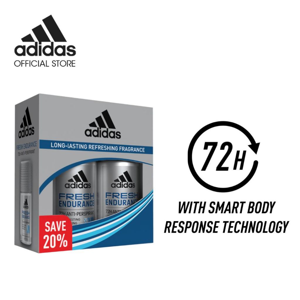 [Twin Pack] Adidas Deodorant Roll On Fresh Endurance (Men) 50ml