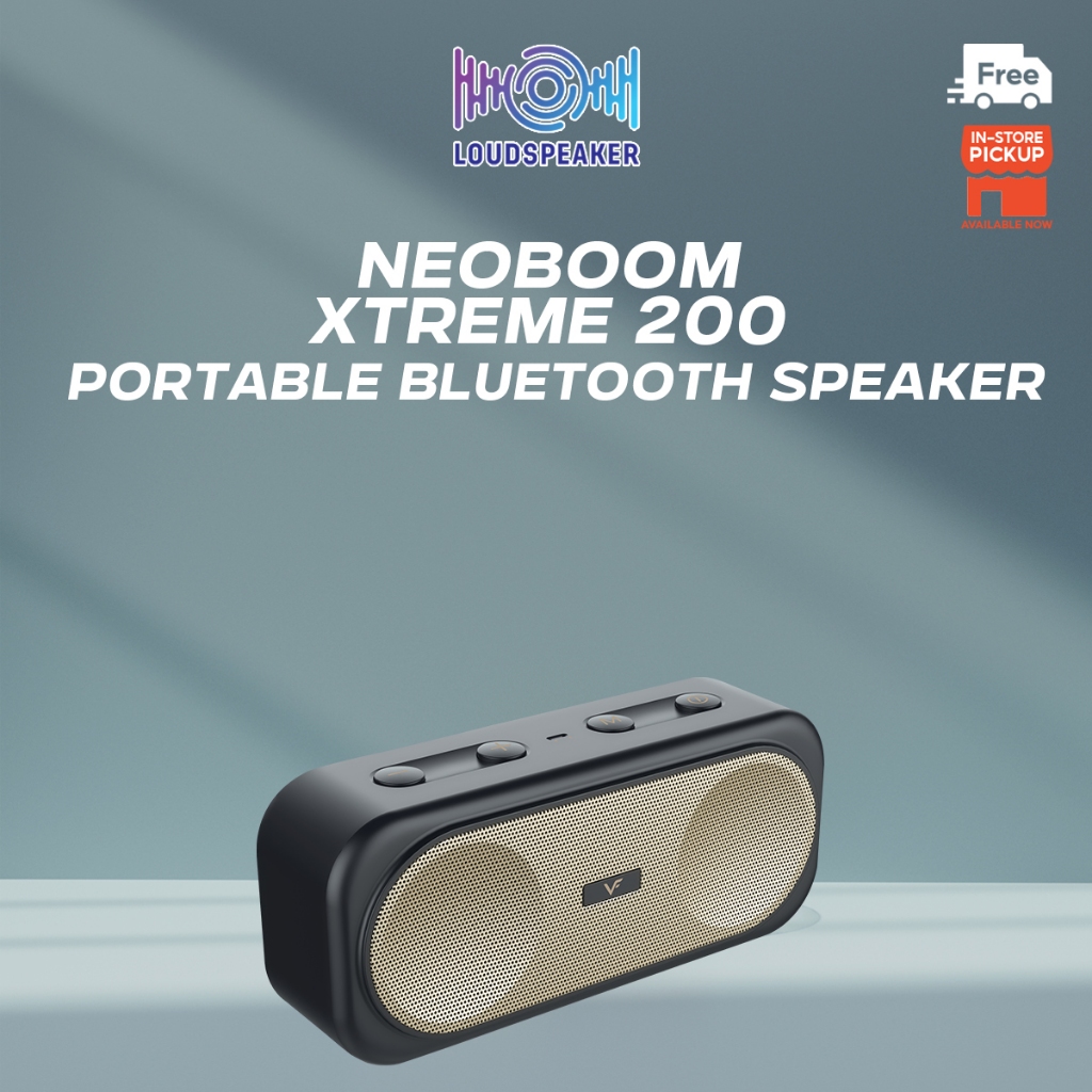 Vinnfier NeoBoom Xtreme 200 Portable Bluetooth Speaker FM Radio USB Aux ...