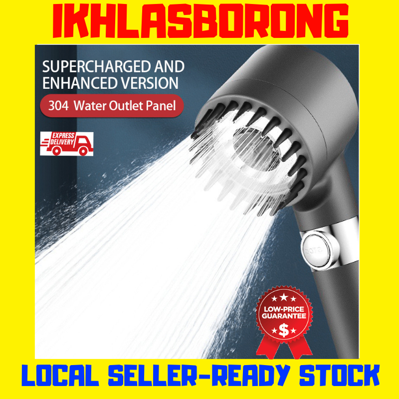 4 In 1 Massagable High Pressure Shower Head With Filter High Pressure 4 ...