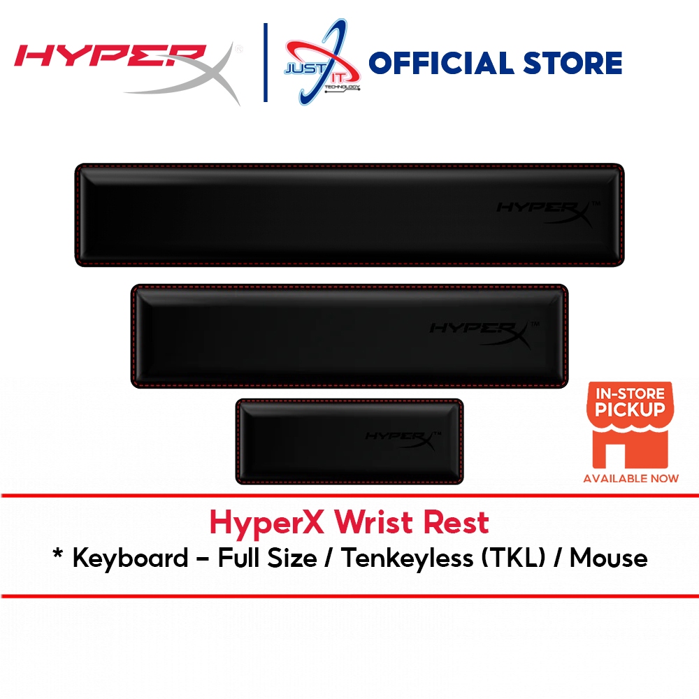 HyperX Wrist Rest Full Size / Tenkeyless (TKL) / Mouse Cooling Gel Memory Foam Shopee Malaysia