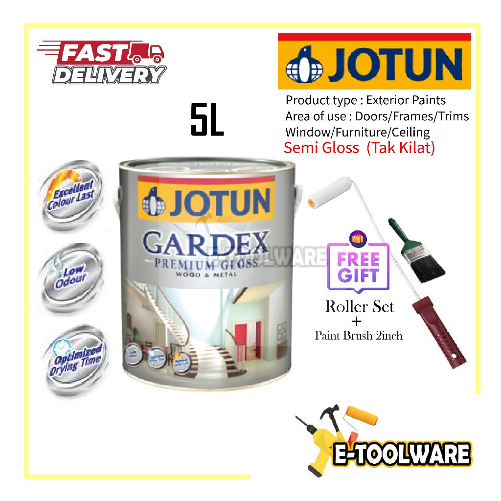 Jotun Gardex Premium Semi Gloss L Matt Finish For Wood Metal Shopee Malaysia