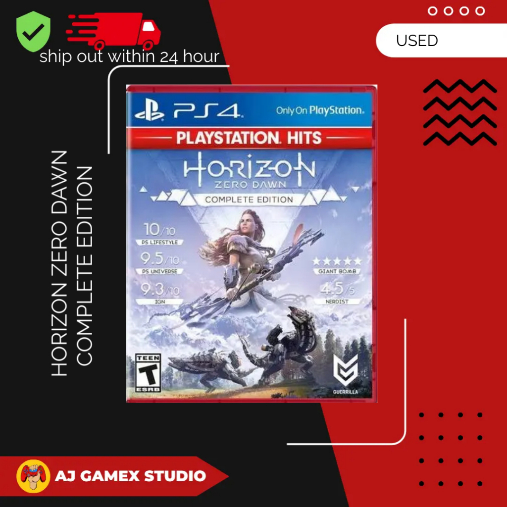 PS4 Horizon Zero Dawn Complete Edition Physical Disc Shopee Malaysia