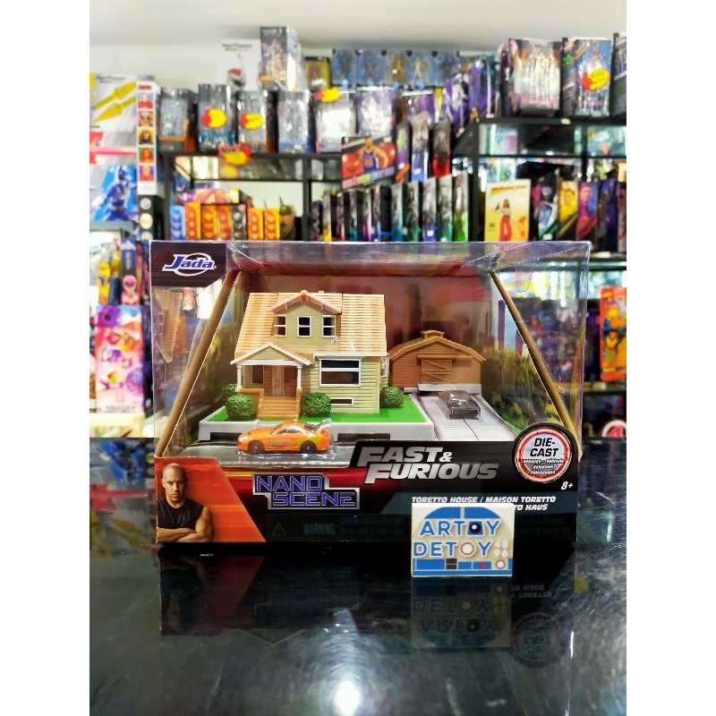 Jada Toys Die Cast Nano Scene Fast And Furious Toretto House Shopee
