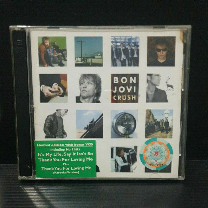Bon Jovi Crush (CD and VCD) Shopee Malaysia