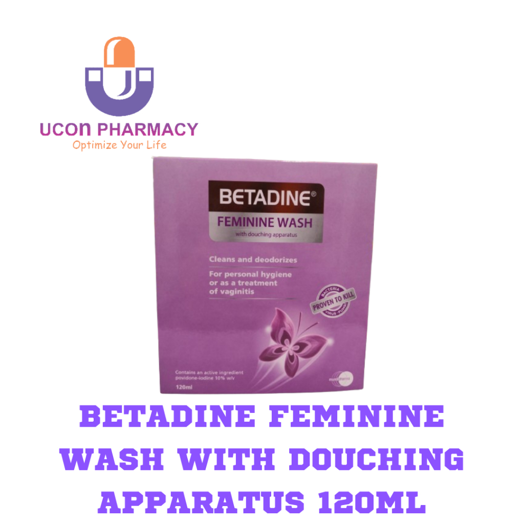 BETADINE FEMININE WASH WITH DOUCHING APPARATUS 120ML Shopee Malaysia