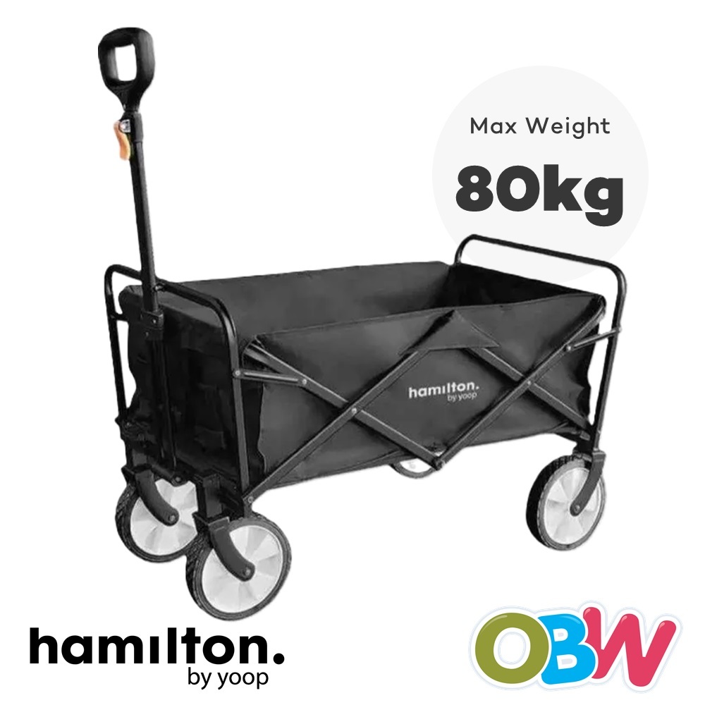 Hamilton Folding Wagon | Outdoor Trolley | Camping Cart With Storage ...