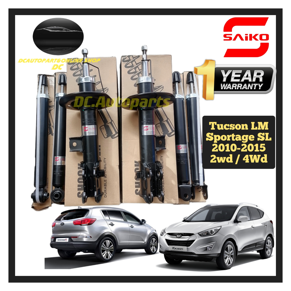 SAIKO ABSORBER HYUNDAI TUCSON LM KIA SPORTAGE SL 2WD 4WD 2010-2015 ...