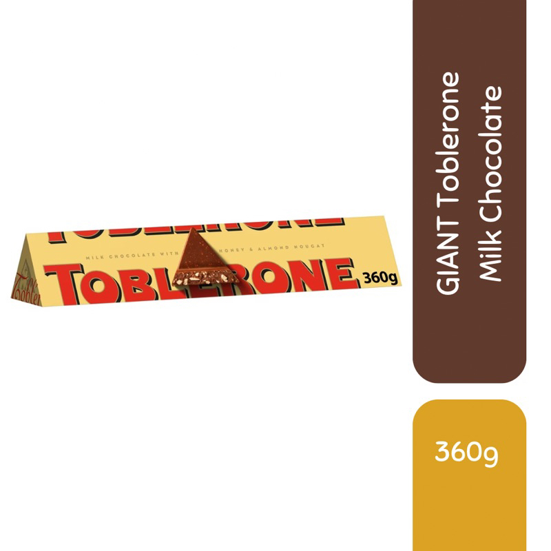 GIANT Toblerone 360g Milk Chocolate | Shopee Malaysia