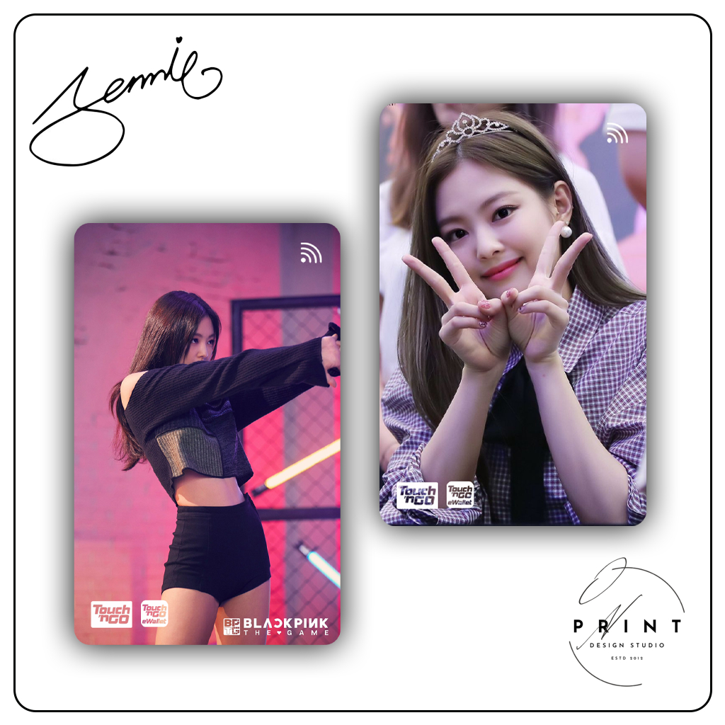 [BlackPink Jennie] High Quality - Tng / Touch n Go Card Sticker - ATM ...