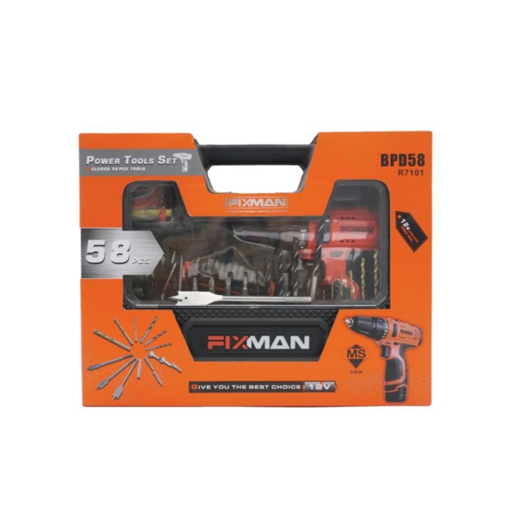 Fixman cordless drill 12v hotsell
