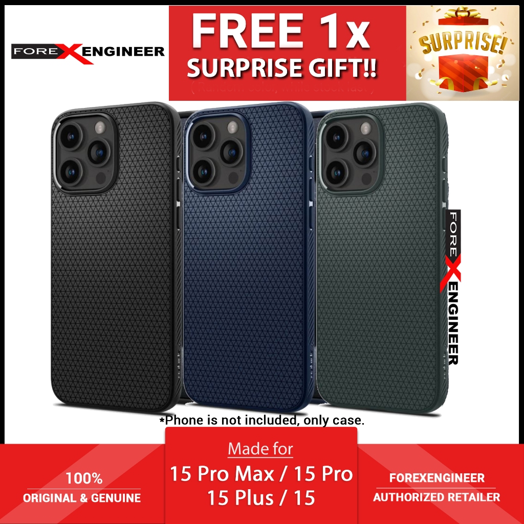 [ 15 / 14 Pro Max / Pro / Plus ] Spigen Liquid Air - Slim and Grip ...