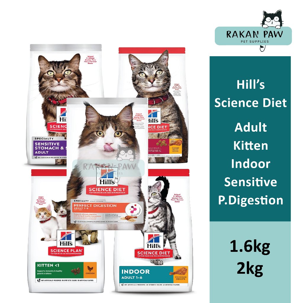 Hill s Science Diet Chicken Recipe Adult 2KG Kitten Indoor 1.58