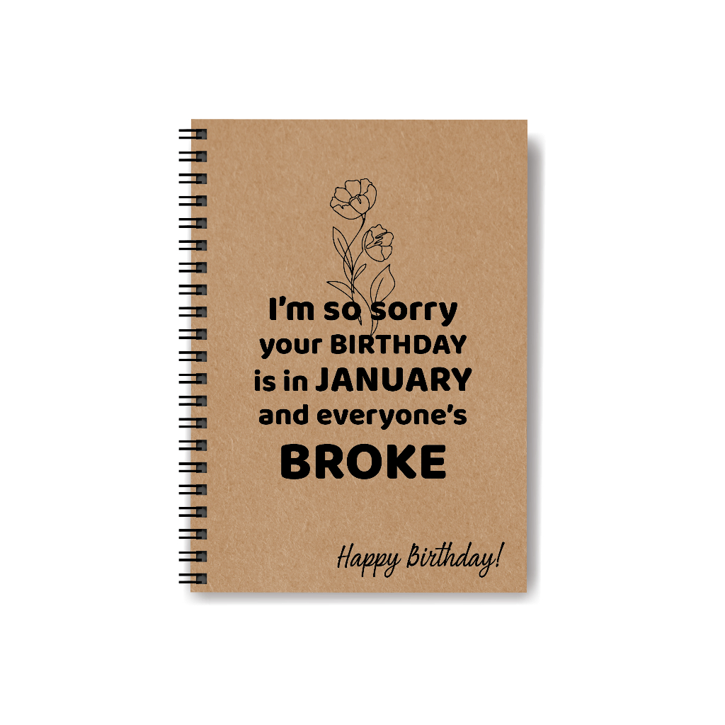 Happy Birthday Notebook T Hadiah Hari Lahir Notebook Birthday