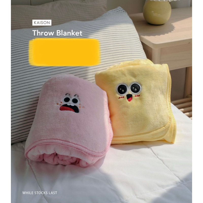 [KAISON] Throw Blanket (100cm x 150cm) Shopee Malaysia