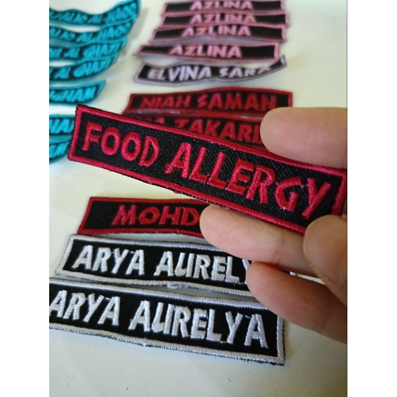 LABEL SULAM NAMA PANJANG SIZE 2X10CM | Shopee Malaysia