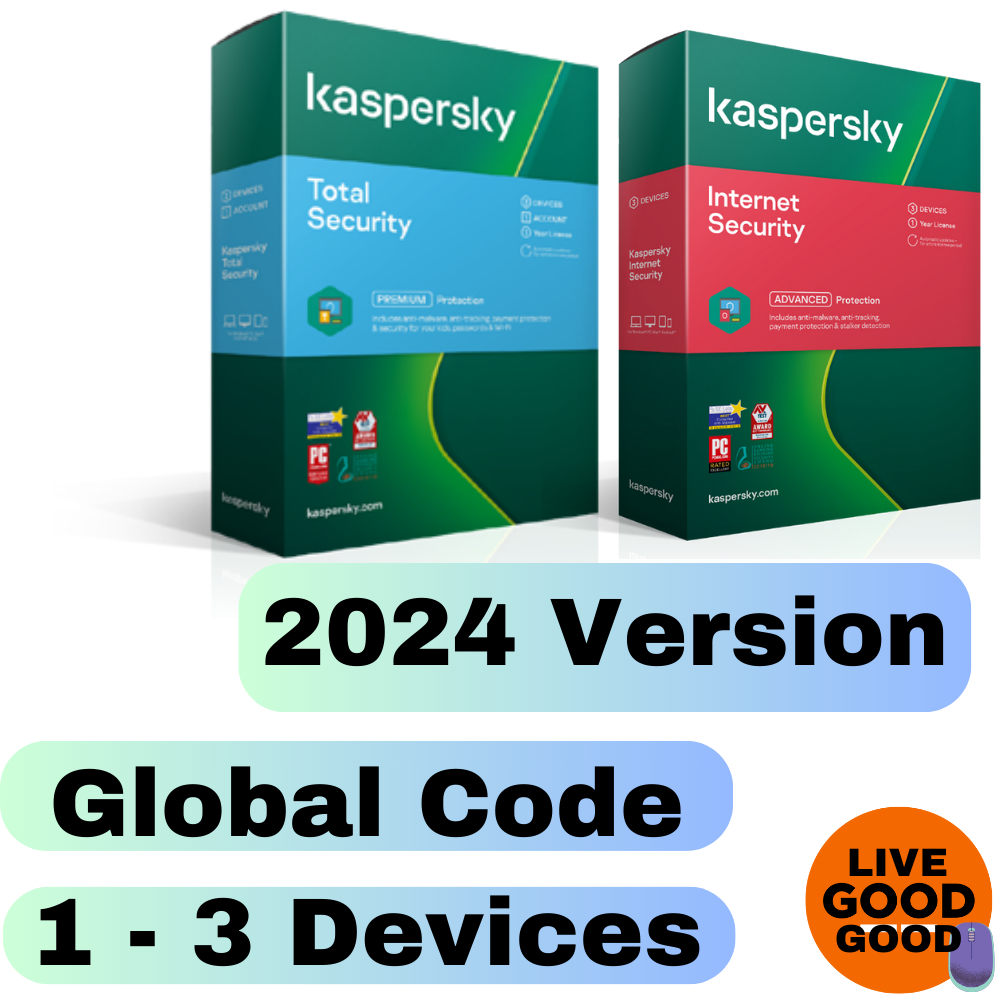 Kaspersky Total & Security 2024 (LATEST 2024) Shopee Malaysia