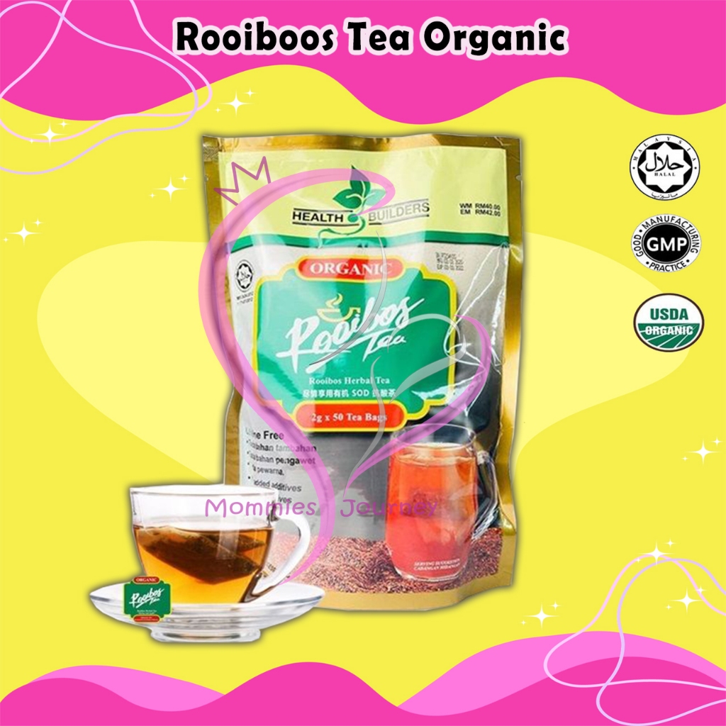 Rooibos Tea Organic Health Builder 100% Original Teh Organik Minuman ...