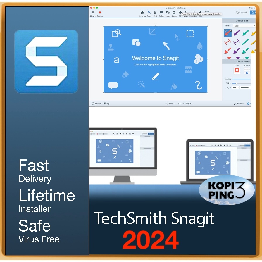 TechSmith Snagit 2024 Screen Capture Software(Latest 2024) Shopee